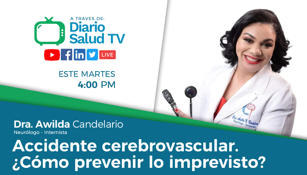 DiarioSalud TV invita a programa sobre accidente cerebrovascular 